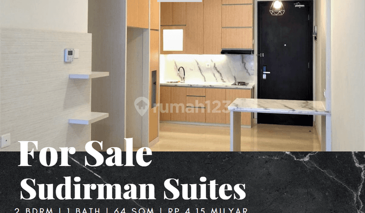 Dijual Sudirman Suites Apartement 2 Bedrooms Semi Furnished 1