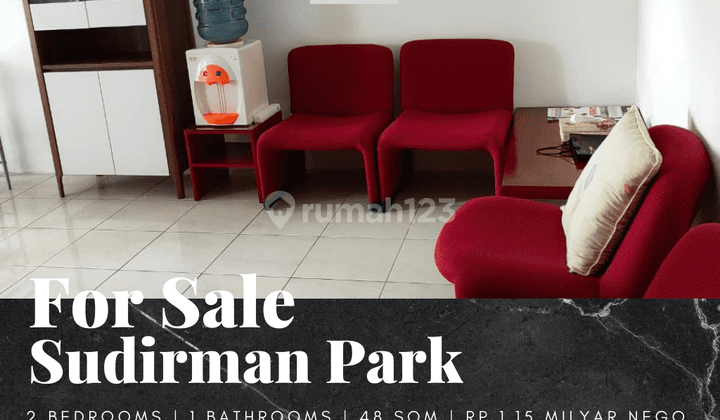 Dijual Apartemen Sudirman Park 2 Bedroom Full Furnished Low Floor 1