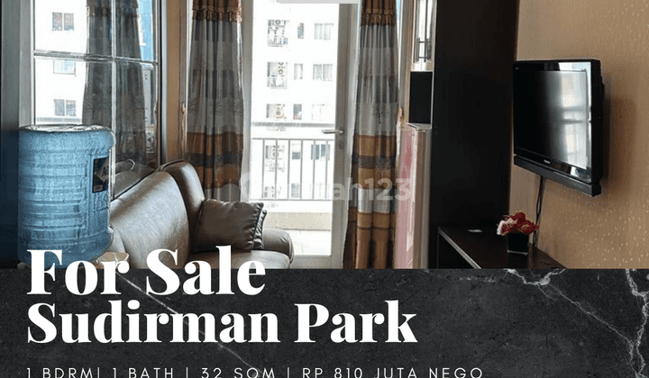 Dijual Apartemen Sudirman Park 1 Bedroom Furnished Butuh Renovasi 1