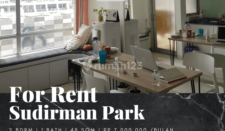 Disewakan Apartemen Sudirman Park 2 Bedroom Furnished Low Floor 1