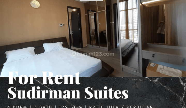 Disewakan Apartemen Sudirman Suites 3+1 Bedrooms Furnished 1