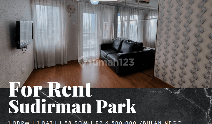 Disewakan Apartemen Sudirman Park 1 Bedroom Lantai Sedang Furnished 1