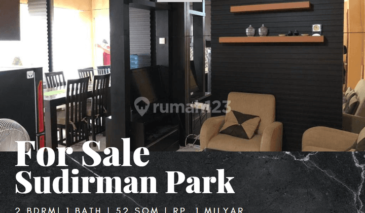 Dijual Apartemen Sudirman Park 2 Bedroom Furnished Lantai Rendah 1