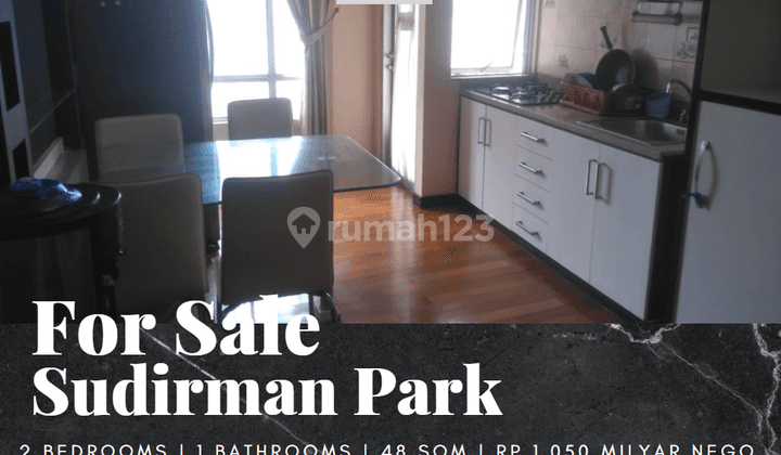 Dijual Apartemen Sudirman Park 2 Bedroom Furnished Tower B 1