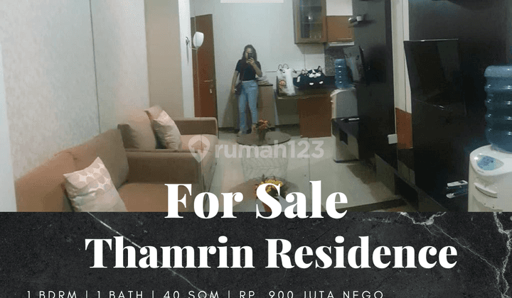 Jual Apartemen Thamrin Residence 1 Bedroom Furnished Bagus 1