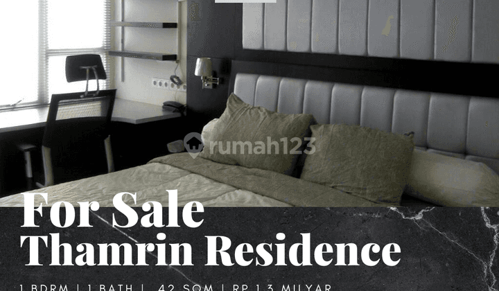 Jual Apartemen Thamrin Residence 1 Bedroom Furnished View City 1