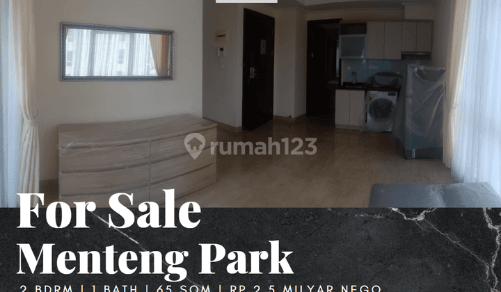 Dijual Apartemen Menteng Park 2 Bedroom Furnished Tower Emerald 1