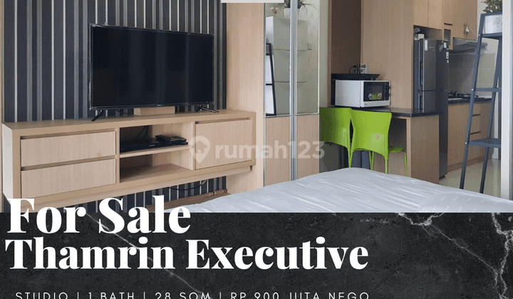 Jual Apartemen Thamrin Executive Tipe Studio Lantai Sedang Furnished 1