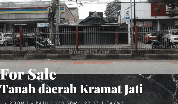 Dijual Tanah Daerah Kramat Jati Jakarta Timur Lokasi Strategis 1