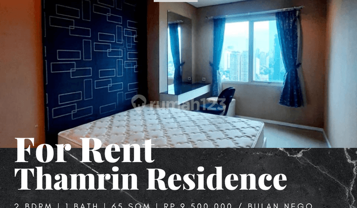 Disewakan Apartemen Thamrin Residences 2br Furnished High Floor 1