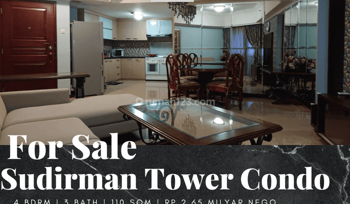 Jual Apartemen Sudirman Tower Condominium 3 Bedroom Lantai Rendah 1