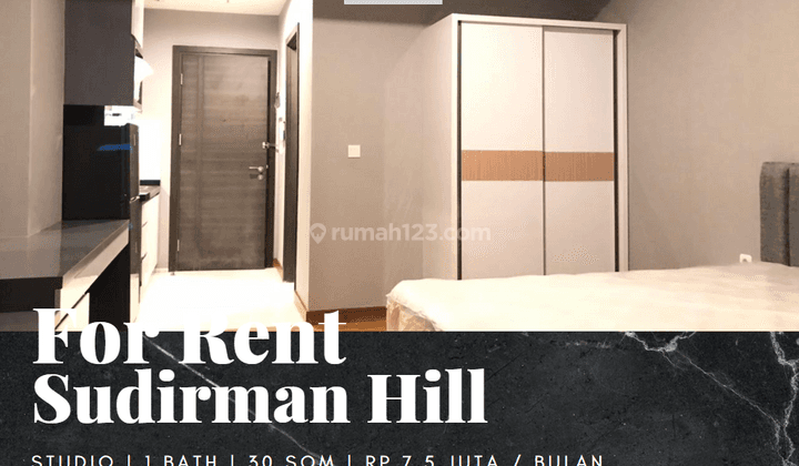 For Rent Sudirman Hill Residence Type Studio Full Furnished 1