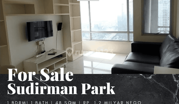 Dijual Apartement Sudirman Park 1 BR Furnished Bagus Tower A 1