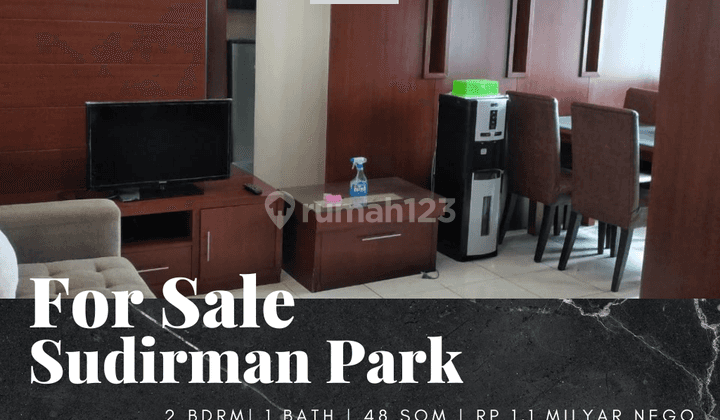 Dijual Apartemen Sudirman Park 2br Furnished Lantai Rendah View Pool 1