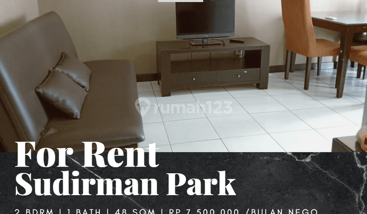 Disewakan Apartemen Sudirman Park 2 Bedroom Lantai Sedang Furnished 1