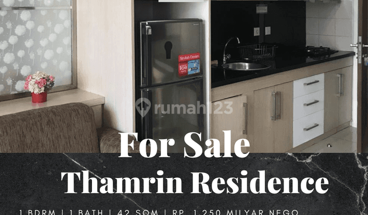 Dijual Apartemen Thamrin Residence 1 Bedroom Full Furnished 1