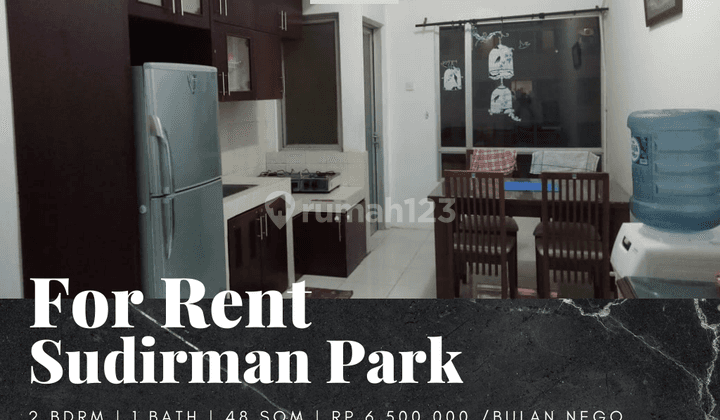 Sewa Apartemen Sudirman Park 2 Bedroom Lantai Tinggi Furnished 1