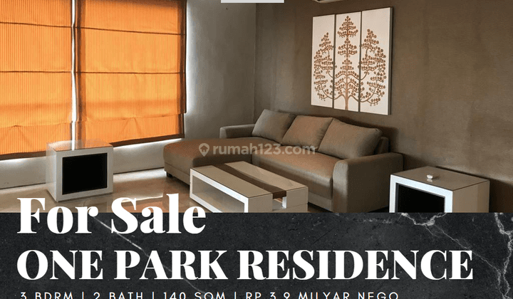 Dijual Apartemen 1 Park Residence Gandaria 3 Bedroom Full Furnished 1