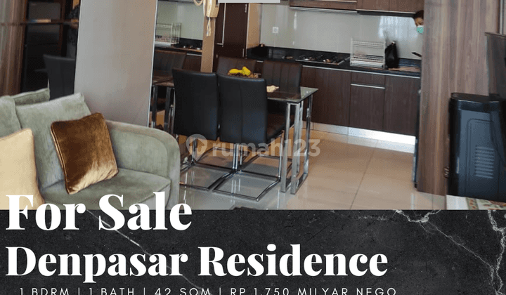 Dijual Apartement Denpasar Residence 1 BR Furnished Mid Floor 1