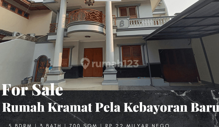 Rumah 3 Lantai Bagus SHM di Kebayoran Baru, Jakarta Selatan 1