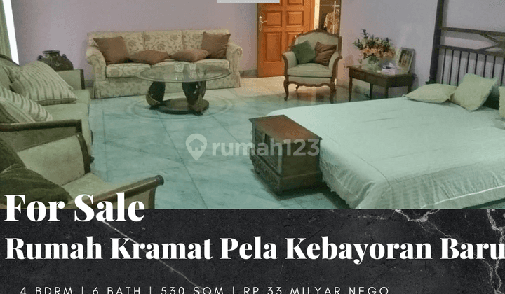 Rumah 2 Lantai Bagus Furnished SHM di Kebayoran Baru 1