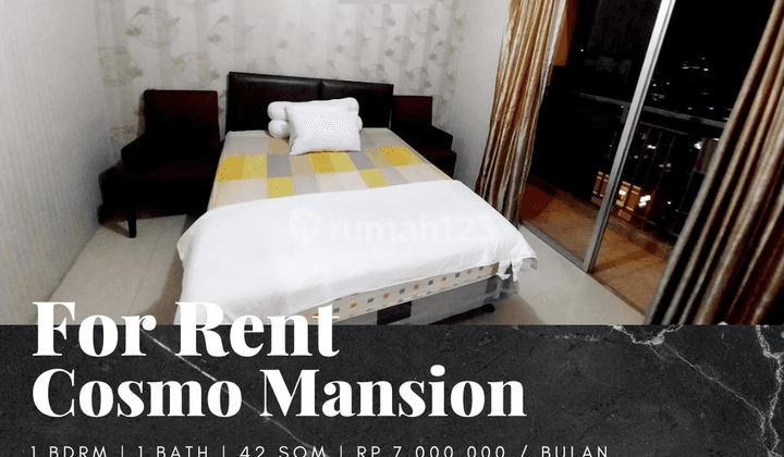 Disewakan Apartement Cosmo Mansion 1br Full Furnished 1