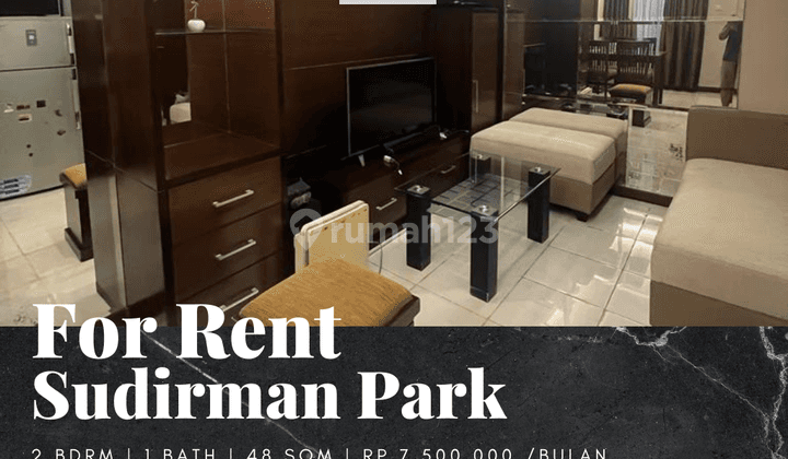 Disewakan Apartement Sudirman Park 2br Full Furnished 1