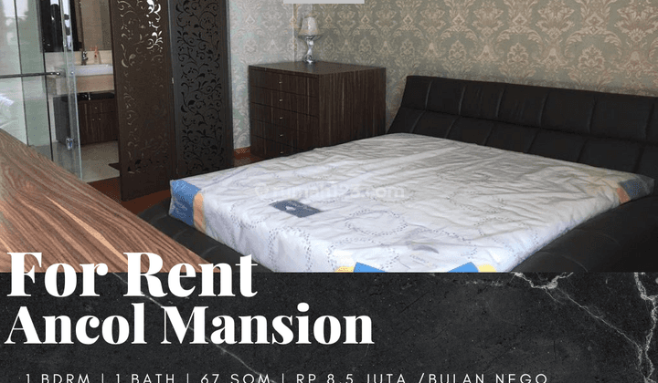 Disewakan Apartement Ancol Mansion Super Luas, Super Bersih 1 BR