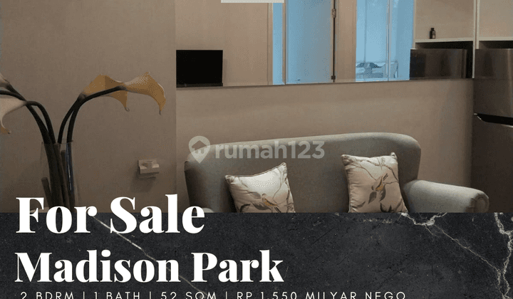 Dijual Apartement Madison Park 2 BR Furnished Bagus 1