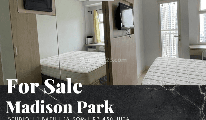 Dijual Apartement Madison Park Type Studio Furnished Bagus 1