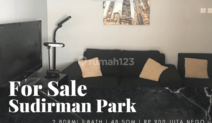 Dijual Apartement Sudirman Park 2 Bedroom Furnished Bagus 1