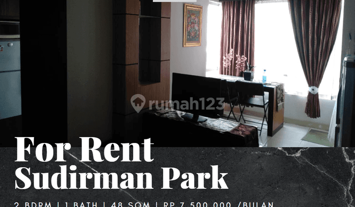 Disewakan Apartemen Sudirman Park Tower B 2br Full Furnished Low Floor 1