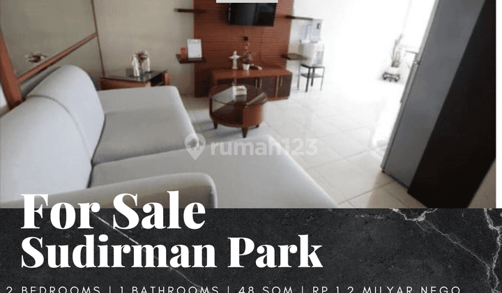 Dijual Apartement Sudirman Park 2 Bedroom Full Furnished View City 1