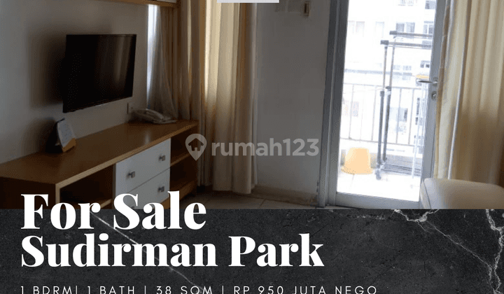 Dijual Apartemen Sudirman Park 1 Bedroom View Shangri La 1