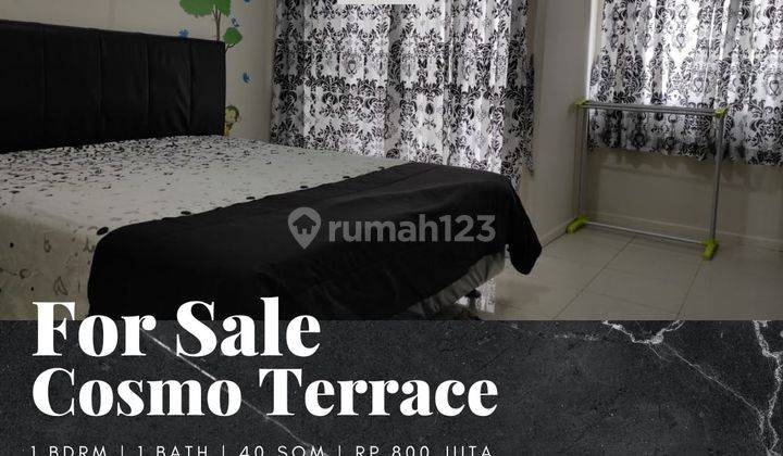 Dijual Apartement Cosmo Terrace 1 Bedroom Full Furnished Middle Floor 1