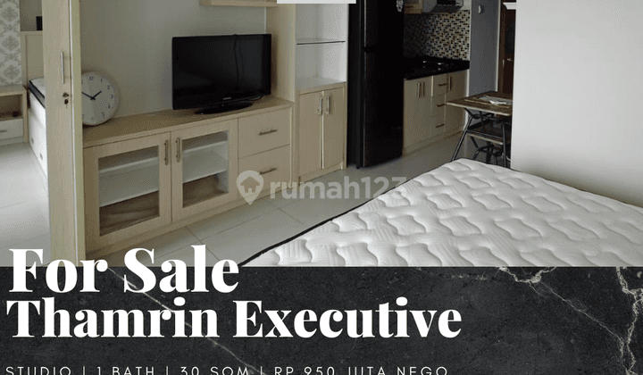 Dijual Apartemen Thamrin Executive Type Studio Full Furnished 1