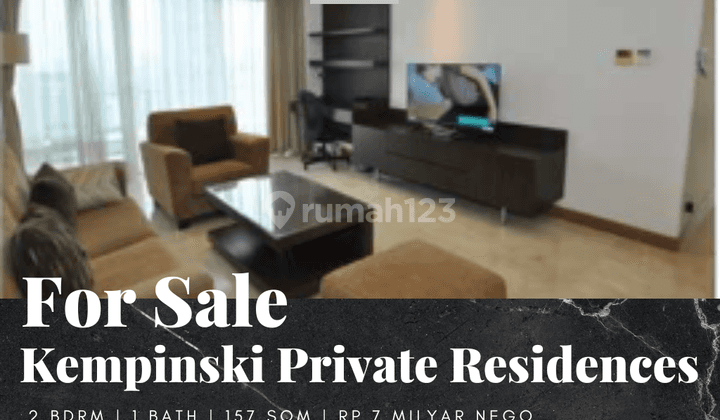 Dijual Apartement Kempinski Private Residences 2 Bedrooms Furnish 1