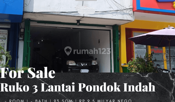 Ruko di Pondok Indah, Jakarta Selatan SHM 1