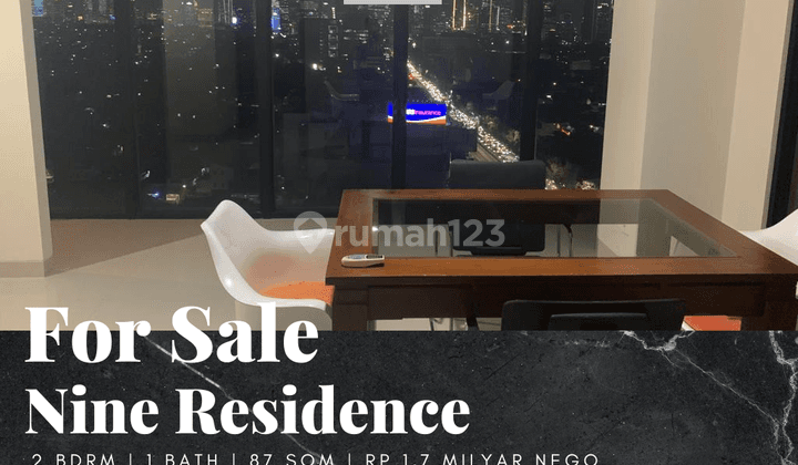 For Sale Apartement 9 Residence 2 BR Unfurnished Bagus 1