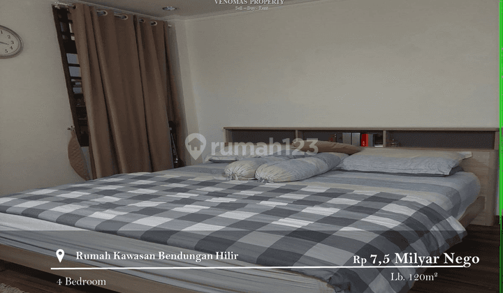 Dijual Rumah 2 Lantai Bagus Semi Furnished di Bendungan Hilir 1