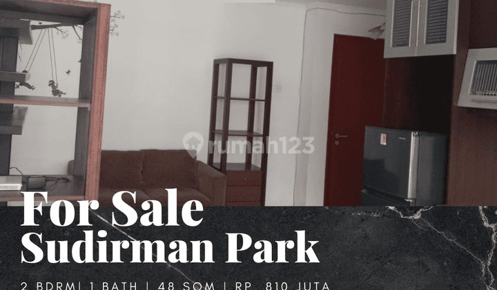 Dijual Apartement Sudirman Park 2 BR Furnished Bagus View Utara 1