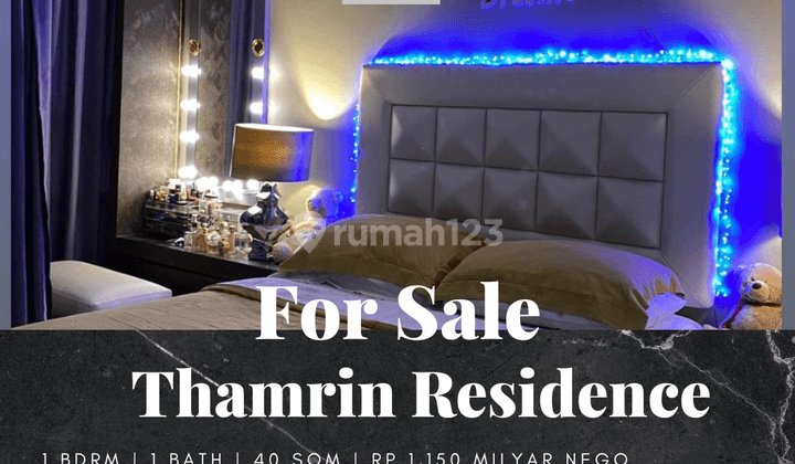 Dijual Apartement Thamrin Residence 1 BR Furnished Bagus 1