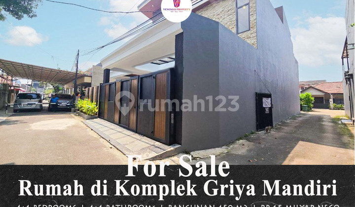 House for Sale in Griya Mandiri Haji Nawi Complex, South Jakarta, Brand New