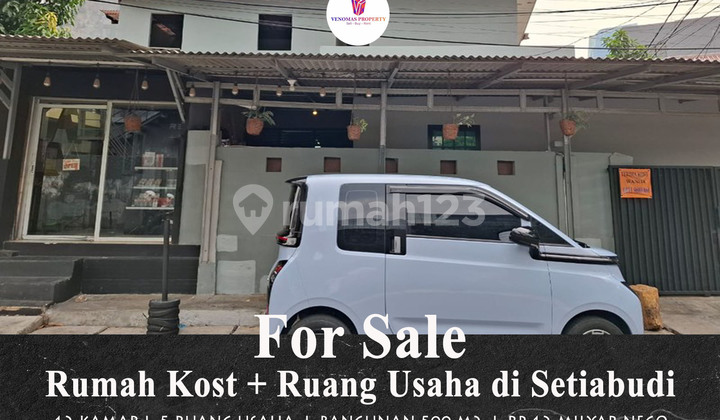 Dijual Kost dan Ruang Usaha di Setiabudi Jaksel Lokasi Strategis