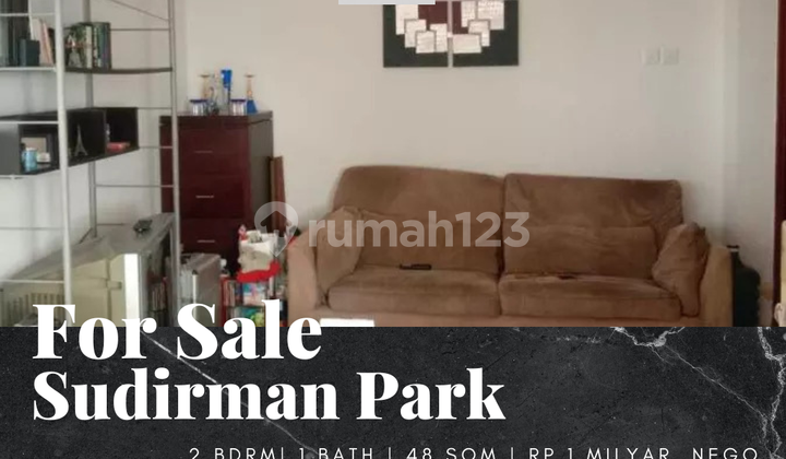 Dijual Apartemen Sudirman Park 2 Bedroom View Kolam Furnished