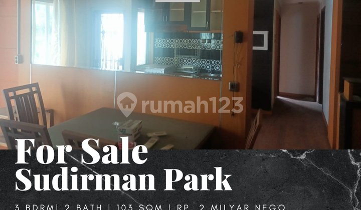 For Sale Sudirman Park Apartment 3 BR Well Furnished For Sale Sudirman Park Apartment 3 BR Well Furnished