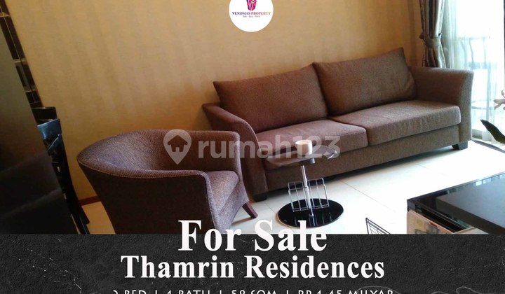 Selling Thamrin Residence 2 Bedroom Furnished Apartment Comfortable Selling Thamrin Residence 2 Bedroom Furnished Apartment Comfortable