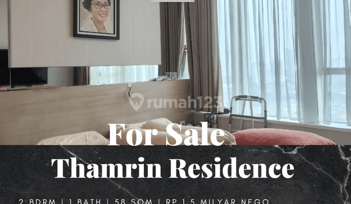 Dijual Apartement Thamrin Residence 2 BR Furnished Bagus 1