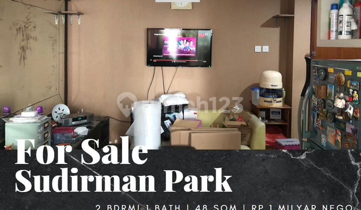 Dijual Apartemen Sudirman Park 2 Bedroom Furnished View Bagus