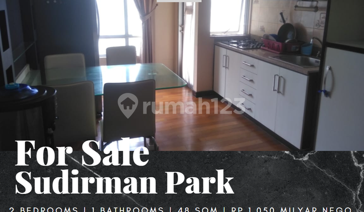 For Sale Sudirman Park Apartment 2 Bedroom Furnished Tower B